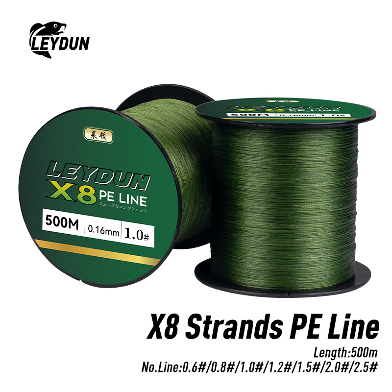 Ice Fishing Line - LEYDUN 500m Micro Nouvelles lignes de