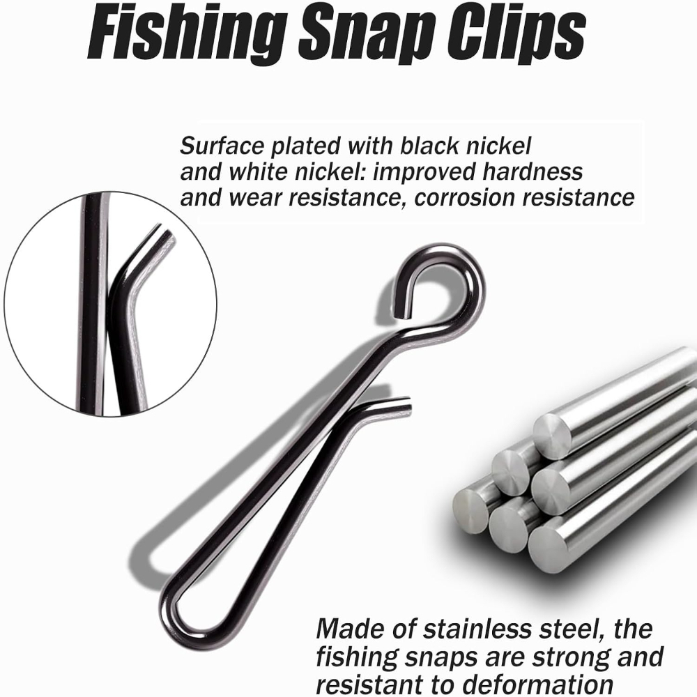 100 pièces de clips de pêche r - Freshwater Line avis et prix