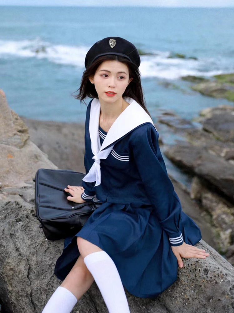 Jk japonais doux col marine co - Fly Line avis et prix